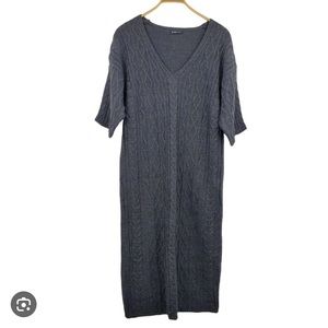 Very J Cable Knit Sweater Dress